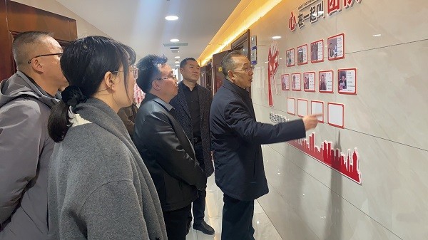 庆阳市总工会领导莅临信合与恒达公司参观指导